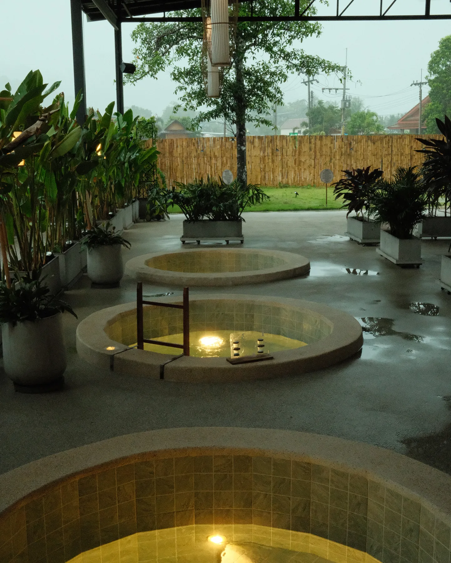 Cold baths at growth club
