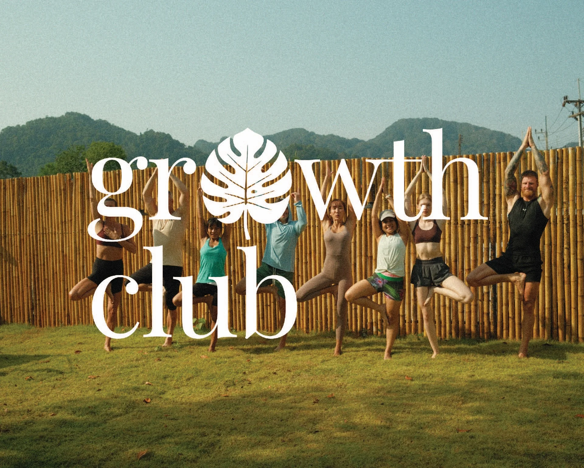 Morning yoga at growth club in Ao Nang, Krabi
