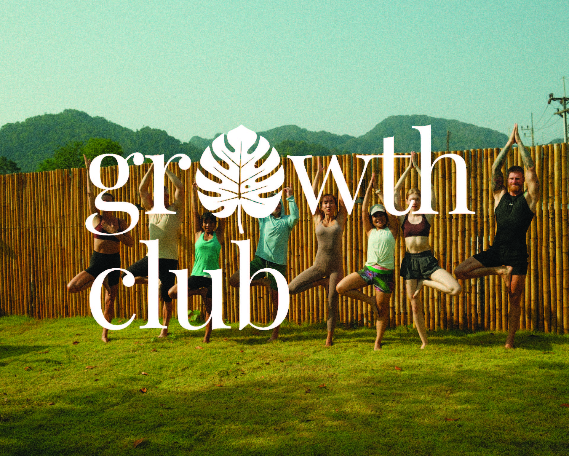Morning yoga at growth club